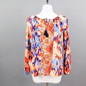 Faded Glory Women Shirt Multicolor L
